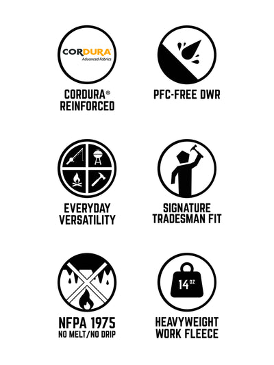 MultiCam® Full Tech Work Hoodie Sweatshirts 1620 workwear