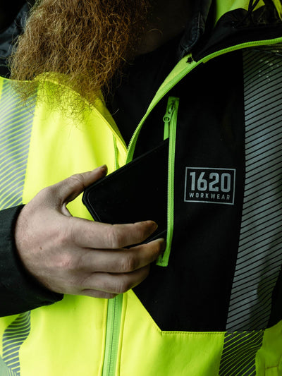 Hi Vis Softshell Work Jacket Jacket 1620 Workwear, Inc