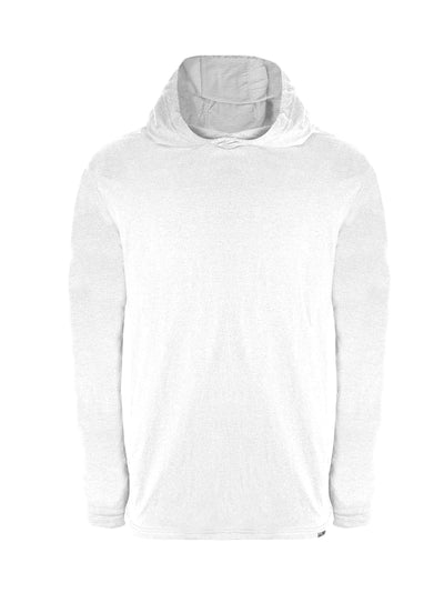 Lightweight NYCO Hooded Long Sleeve Shirts 1620 workwear White Small