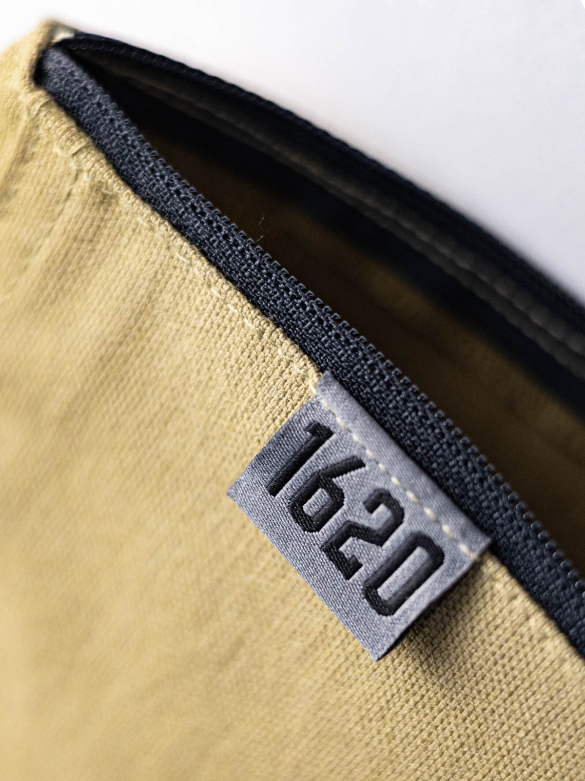 Hem End Zip Pouch upcycle 1620 Workwear, Inc