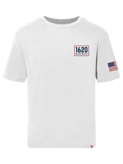 Box Logo Shirt Short Sleeve Shirts 1620 Workwear, Inc White Small