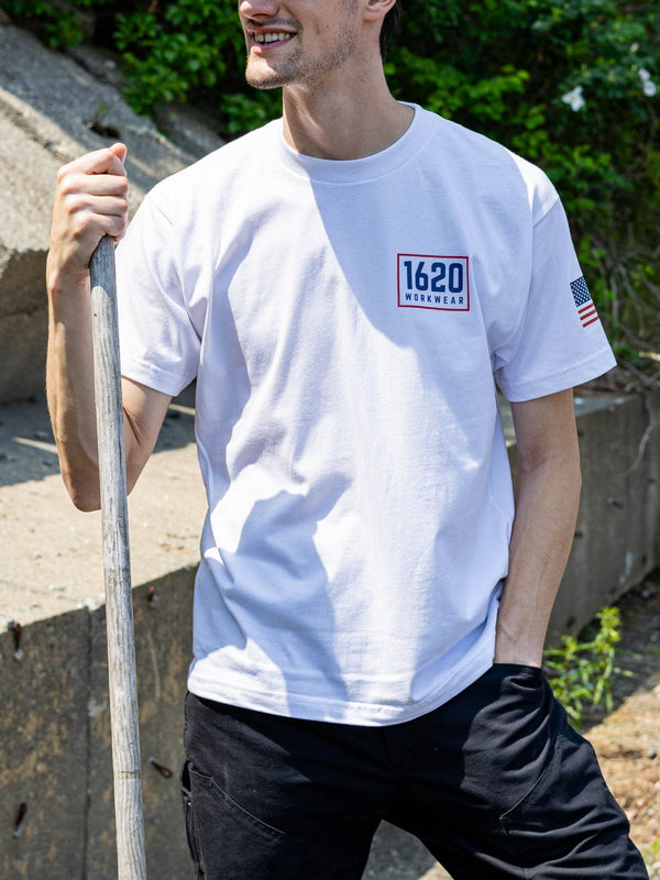 Box Logo Shirt Short Sleeve - 1620 Workwear, Inc