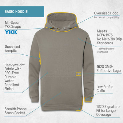 Basic Work Hoodie Sweatshirts 1620 workwear