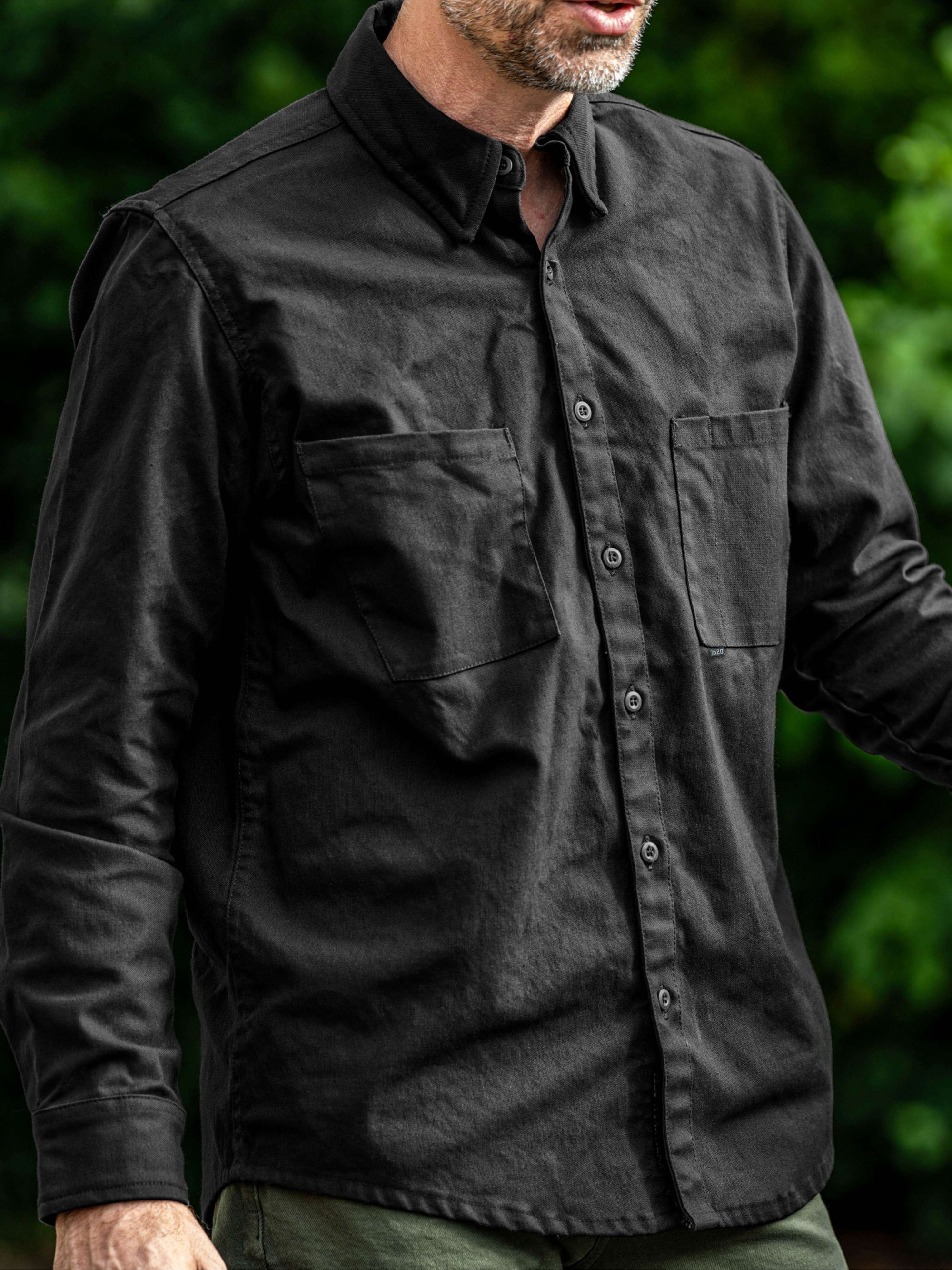 Button Down Work Shirt, Meteorite / XL by 1620 workwear Button Down Work Shirt, Meteorite / XL by 1620 workwear
