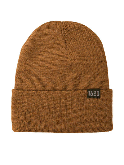 Cuffed Beanie Accessories 1620 Workwear, Inc 1620 Flag Cedar Brown