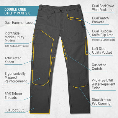 1620 Workwear Nyco Double Knee Utility Pant