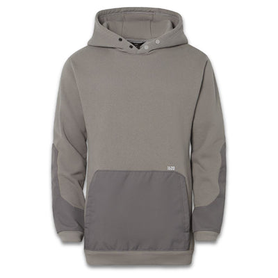 Full Tech Work Hoodie - Reinforced Front Pocket and Elbow Sweatshirts 1620 workwear Grey Small
