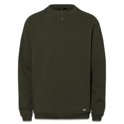 Henley Sweatshirt Sweatshirts 1620 workwear Hunter Green Small