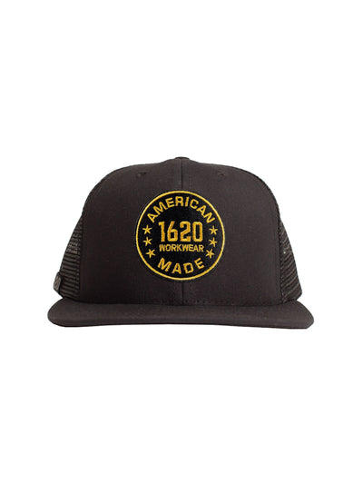 Mesh Trucker Hat Accessories 1620 Workwear, Inc Roundel Meteorite