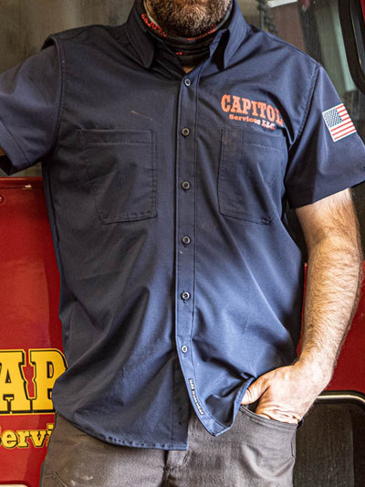 Short Sleeve Work Shirt Shirts 1620 workwear