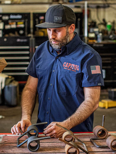 Short Sleeve Work Shirt Shirts 1620 workwear