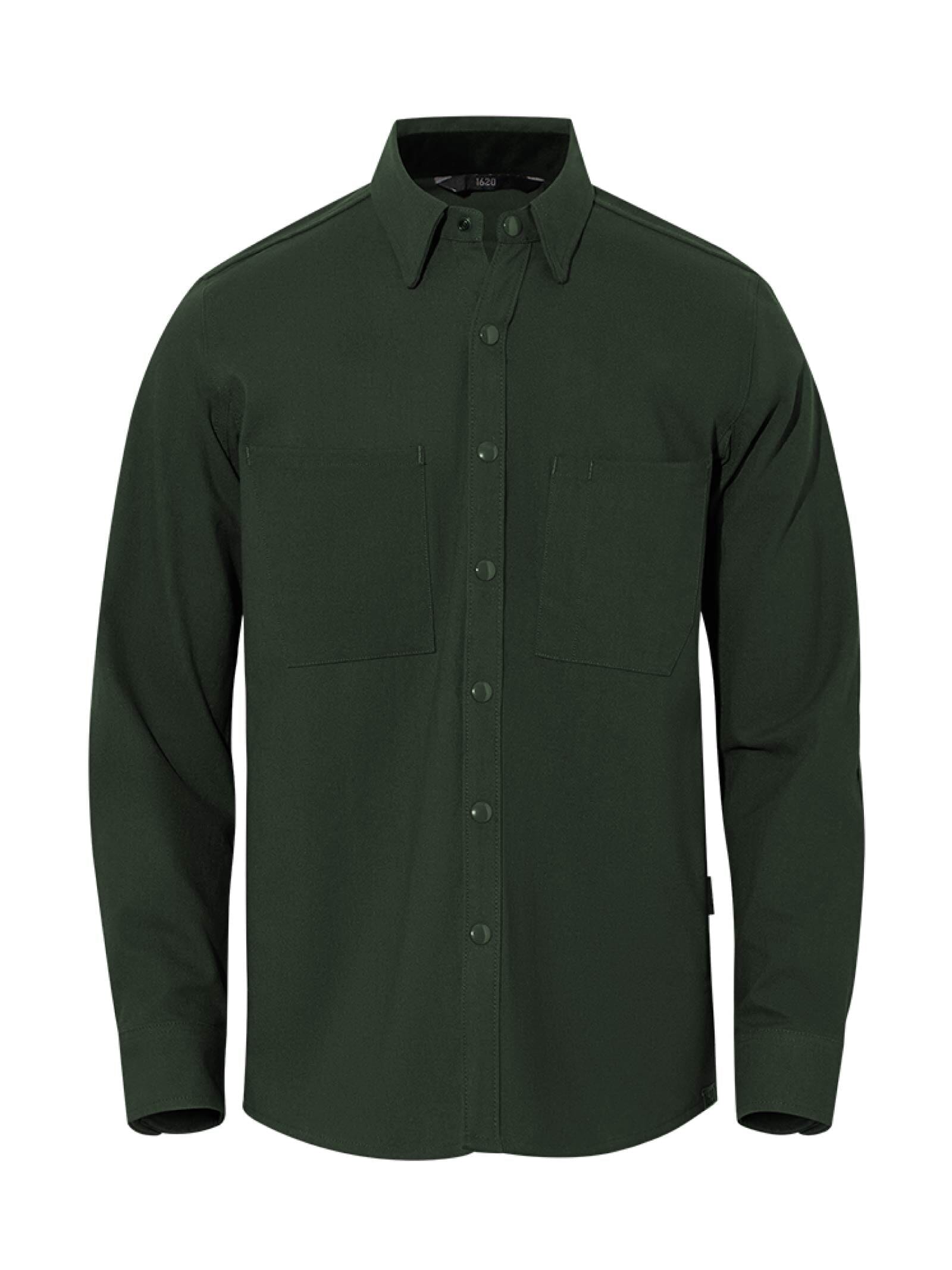 Stretch NYCO Snap Shirt Jacket - American Made Quality Hunter Green / Large by 1620 workwear Stretch NYCO Snap Shirt Jacket - American Made Quality Hunter Green / Large by 1620 workwear
