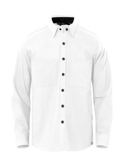 Stretch NYCO Shirt Jacket Jacket 1620 workwear White Small