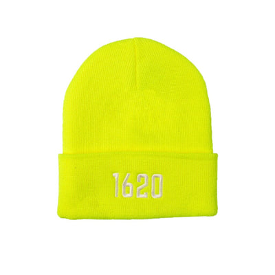 Cuffed Beanie Accessories 1620 Workwear, Inc Embroidered Hi Vis Yellow
