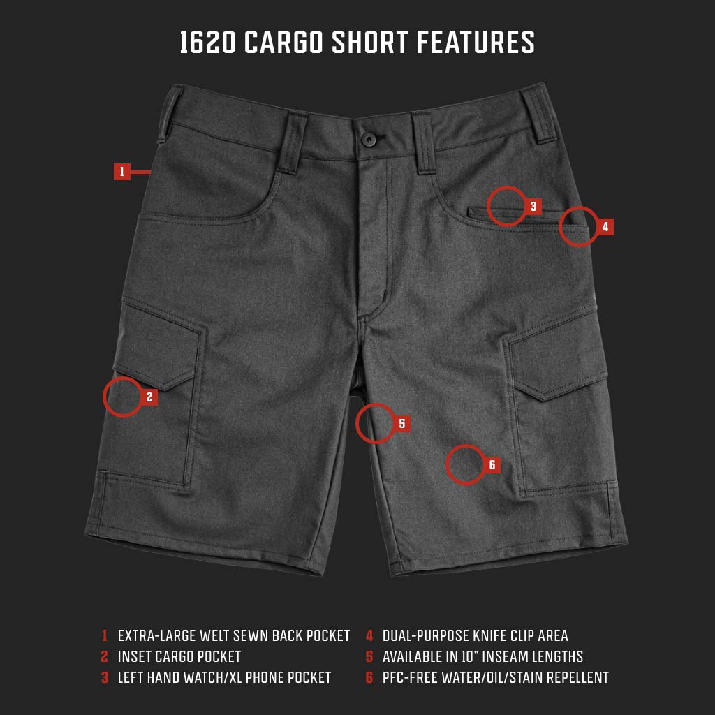 Workwear cargo shorts hot sale