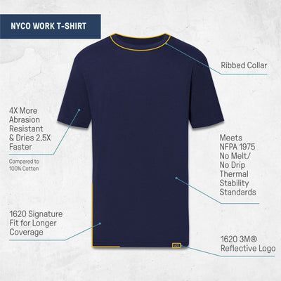 NYCO Work T-Shirt Shirts 1620 workwear