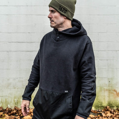 Full Tech Work Hoodie - Reinforced Front Pocket and Elbow Sweatshirts 1620 workwear