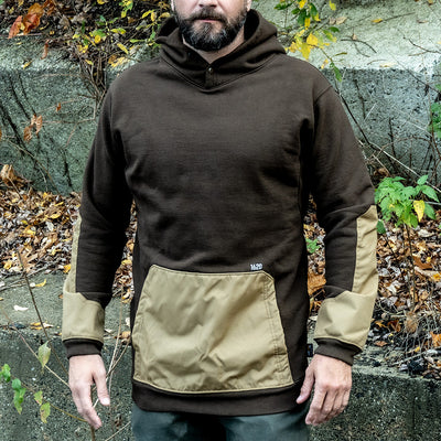 Full Tech Work Hoodie - Reinforced Front Pocket and Elbow Sweatshirts 1620 workwear